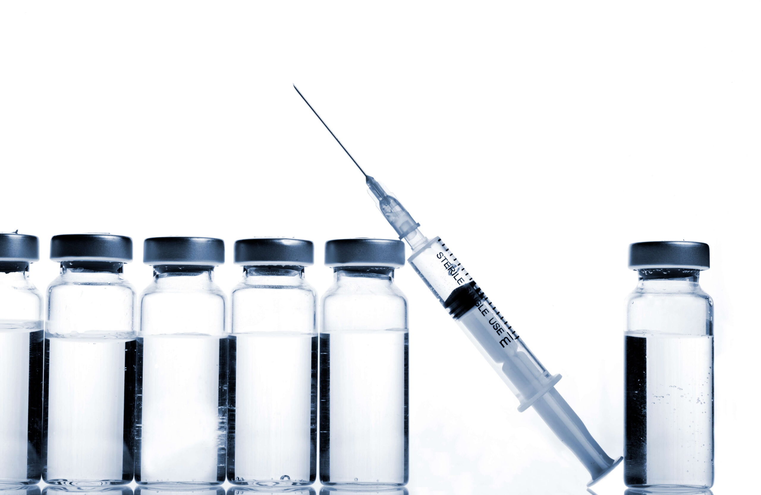 injectables vials and syringe